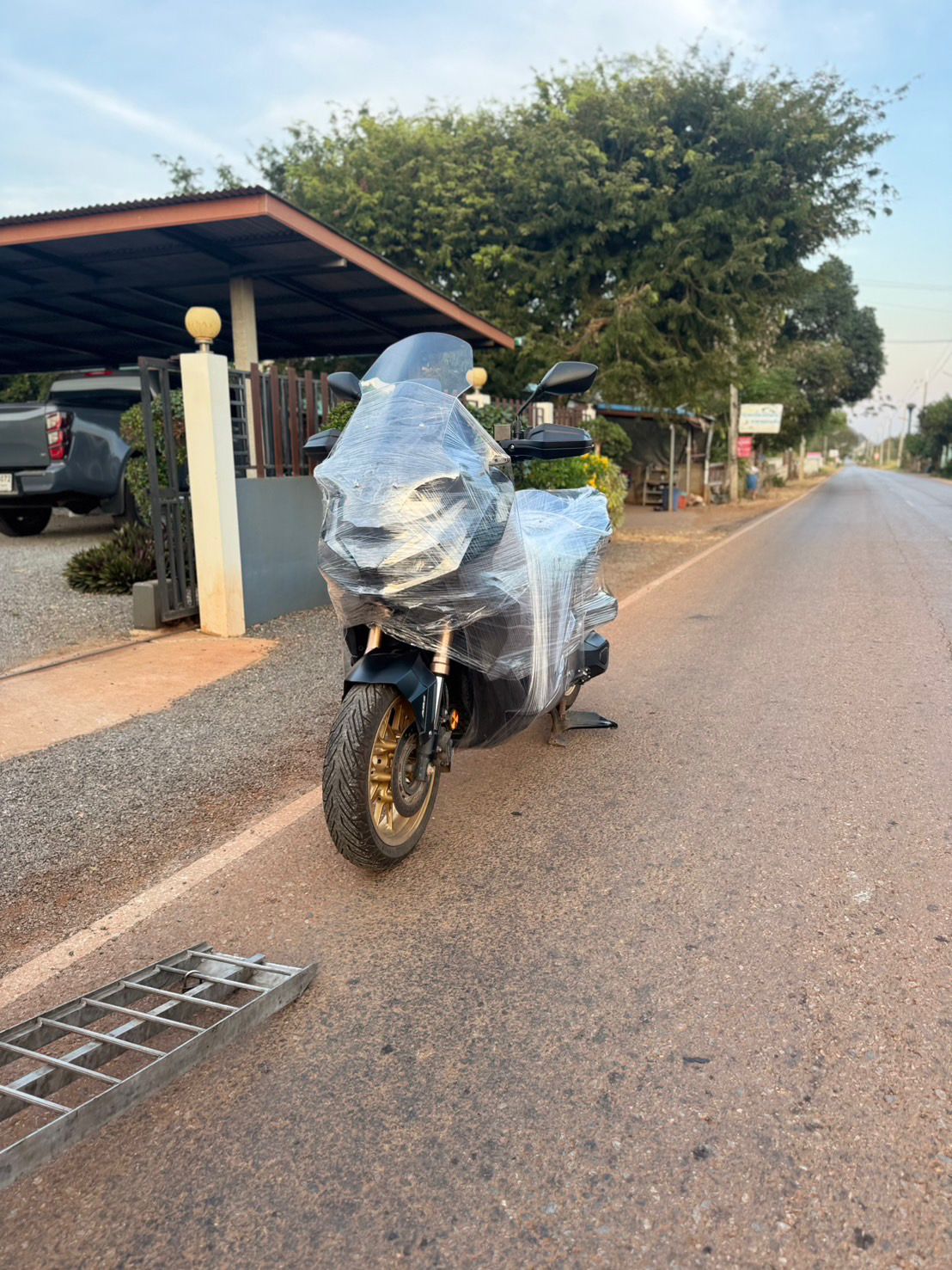 Bike loading process